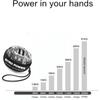 100KG Gyro Power Ball Hand Exerciser LED Wrist Strengthener Muscle Training Powerball Wrist Exercise Equipment Motion Portable