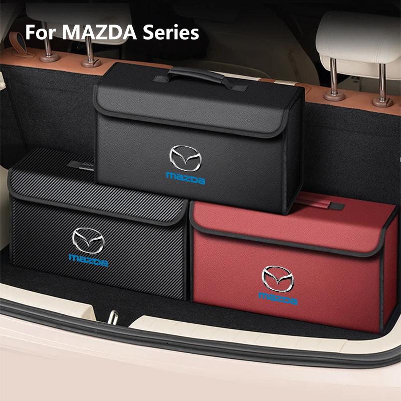 Для Mazda 3 6 Alexa CX-30 CX-3 CX-5 CX-8 CX-9 2019 2020 2023 2025 Складная сумка-органайзер для хранения в багажнике автомобиля Аксессуары