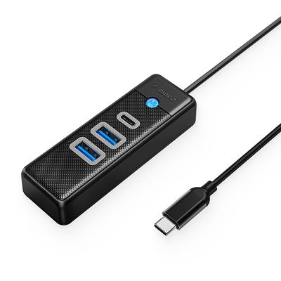 Хаб-разветвитель PWC2U-C3 USB-C - USB-A USB-C - черный