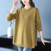 2025 A-line Plus Size Belly-Covering Knit Sweater: Autumn/Winter Fashionable Mid-Length Inner Wear for Moms