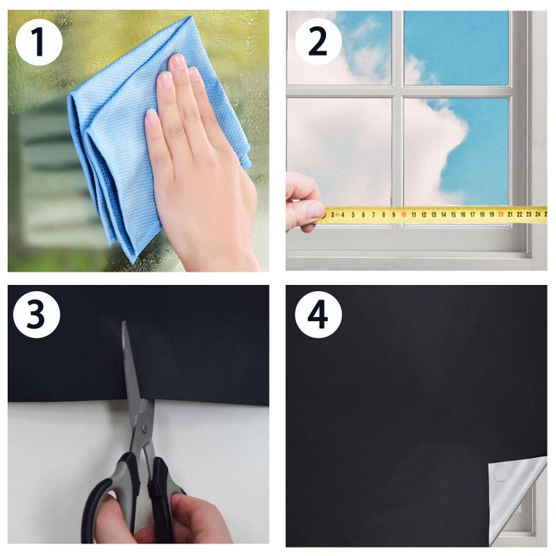 Портативные затемняющие слепые окна с термоизоляцией кухонные шторы наклеиваются на DIY