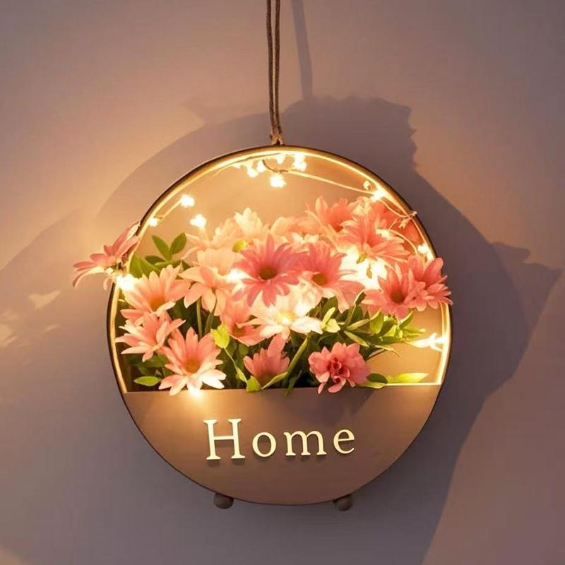 1 шт. Стеллаж для хранения Декоративный Настенный Подвесной Железный Модерн Элегантная Гостиная Устойчивая Конструкция Функциональный Простой Художественный