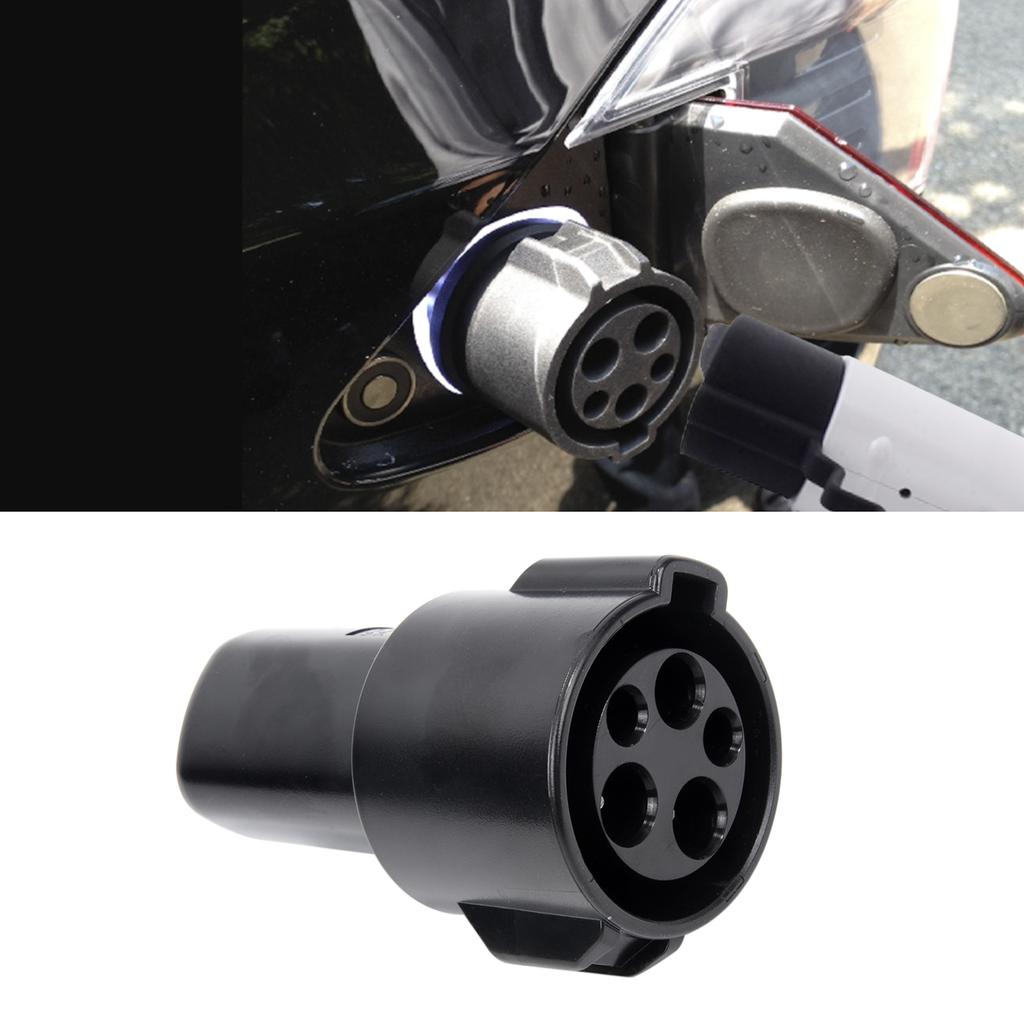 J1772 To Charging Adapter Fit for Tesla Model 3/S/X/Y, 80 Amp / 240V AC    Compatible with SAE