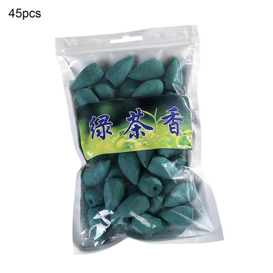 45 шт./компл. конус для благовоний, крошечная башня, благовония в форме конуса с естественным обратным потоком для спа