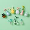 Ceramic Mini Plant Vase Excluding Plants Refrigerator Magnets Cute Vase Fridge Stickers  Gift