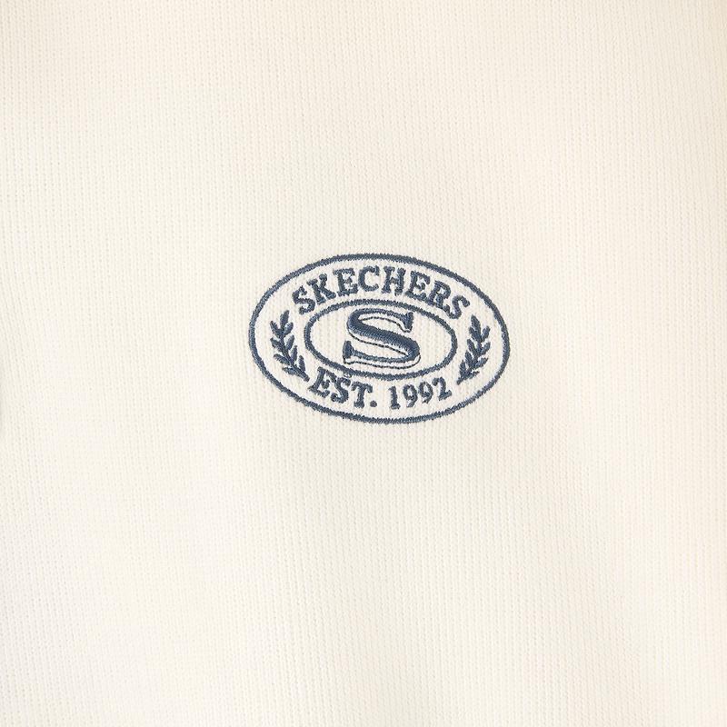 Skechers Модная серия Однотонная Дышащая Удобная Толстовка с Длинным Рукавом Женские Топы L425W035-01B4