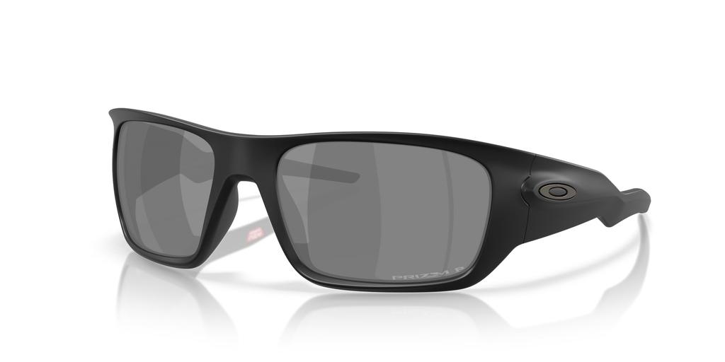 Oakley Sunglasses Matte Black Frame Prizm Black Polar 60mm Men's 0OO9486, (Front), Lens,