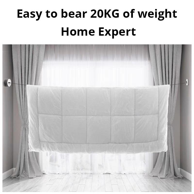 Настенная бельевая веревка ветрозащитная 2,8 м регулируемая прочность нейлоновая прочная нескользящая сушилка веревка для белья