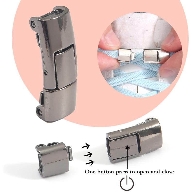 2 шт./компл. Ленивая пряжка для шнурков, без завязывания, фиксатор, зажимы для шнурков, фиксирующий артефакт