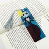 MINISO The Nightmare Before Christmas Jack Skellington Acrylic Bookmarks Disney Spooky Movie Creative Book Mark Halloween Gifts