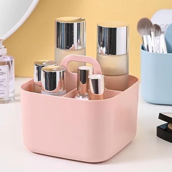Yousheng Stackable Desk Organizer Storage Box with Handle Large Capacity Multiple Compartments Pencil Holder Caddy Organizer