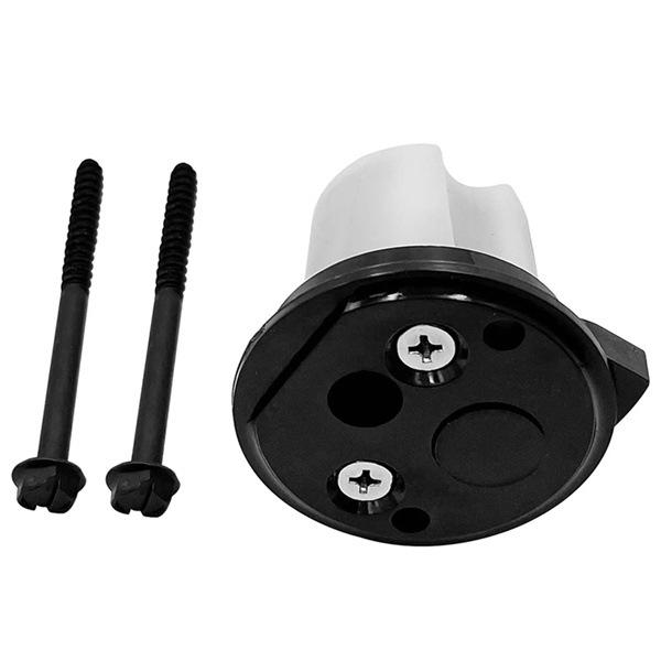 Black ABS+Metal Spring Seat Kit for Room (1 Set)