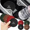 1/2Pcs Car Cup Holder Pad PU Leather Slot Non-slip Coaster Mat For CBR300RR CBR600RR CBR1000RR CBR500R CBR650F VFR800 1200 VTX1300  Accessories