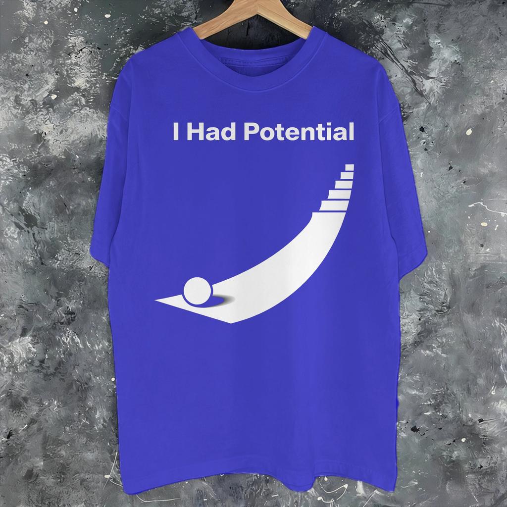 Unisexs Unisexs Ihadpotential T Shirt 100 Cotton Graphic Print Tee Shirts Clothing Outfits
