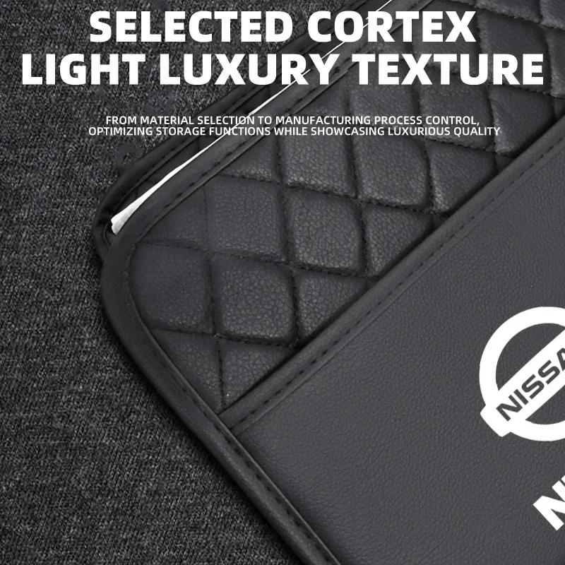2025 For Nissan Car Backseat Storage Box Car Organizer Protector Hanging Storage Bag For Nissan X-trail Qashqai Note Juke Sentra