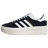 Женские кроссовки Gazelle Bold Black White Core-Black Cloud-White Core-White HQ6912