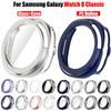 Защитный чехол для Samsung Galaxy Watch 8 classic PC Полый чехол Защитный бампер Закаленное стекло для экрана Аксессуары