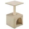 VidaXL Cat Tree with Sisal Scratching Posts 55 Cm Beige