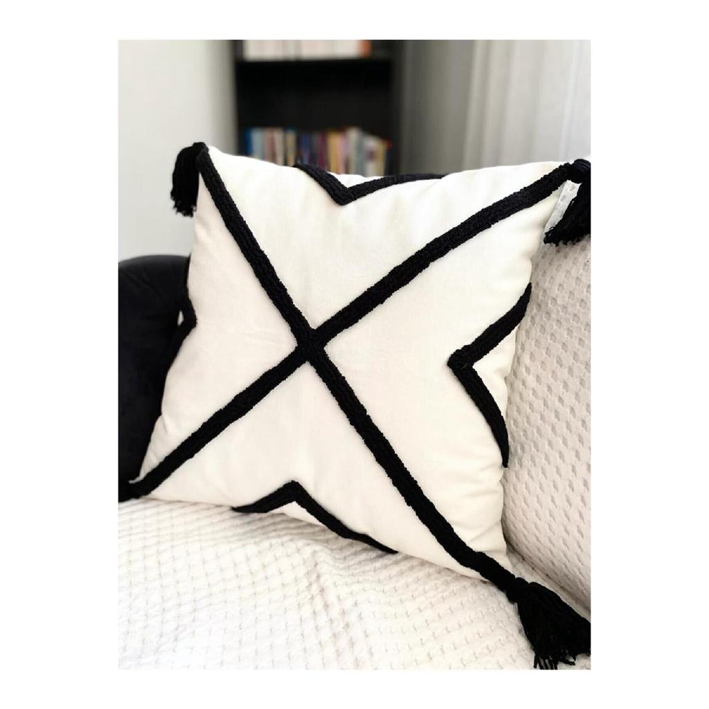 Декоративная подушка с вышитым узором, подарочное украшение ручной работы, декоративная наволочка ручной работы