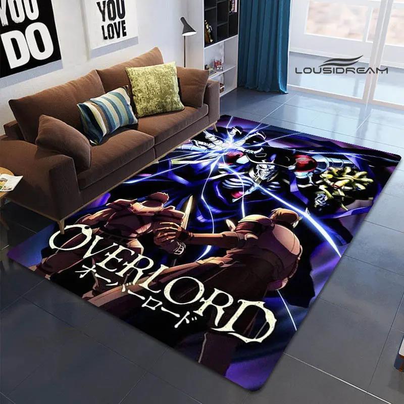 Самый новый ковер с принтом Overlord, коврик для пикника, модный домашний декор, красивый противоскользящий коврик, подарок на день рождения