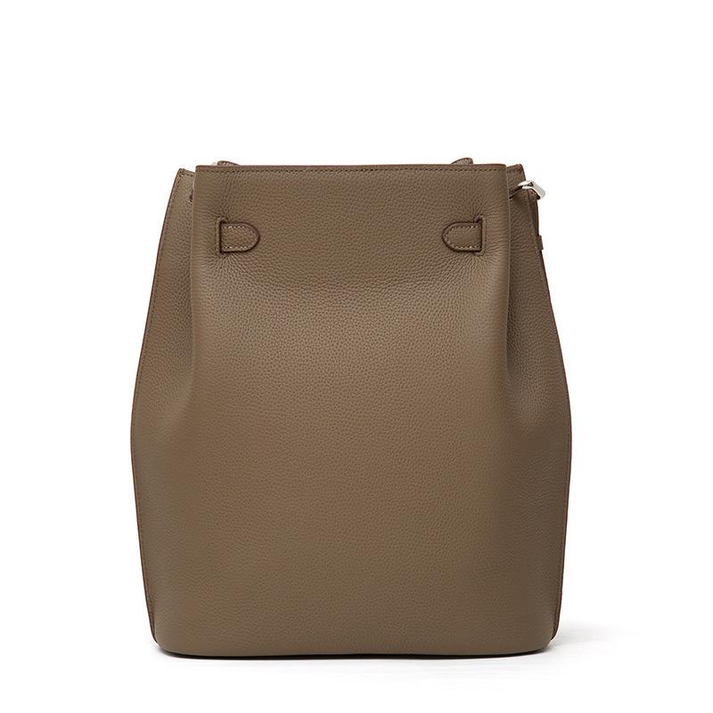 Новая сумка-ведро из коровьей кожи Togo, повседневная, на одно плечо, кожаная сумка-тоут SoKelly в форме подковы, на одно плечо