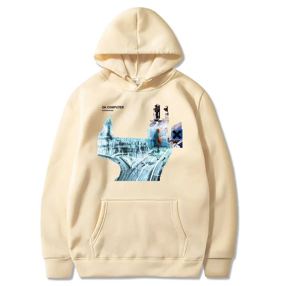 Radiohead Ok Computer Cd Lp Vinyl Poster in Rainbows Thom Yorke Popular Classic Hoodies Couple Streetwear Pullover Tracksuit Female Male Clothing