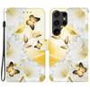 For Samsung Galaxy S26 Ultra Wallet Phone Case Anti-Drop Pattern Printing Leather Flip Cover with Strap