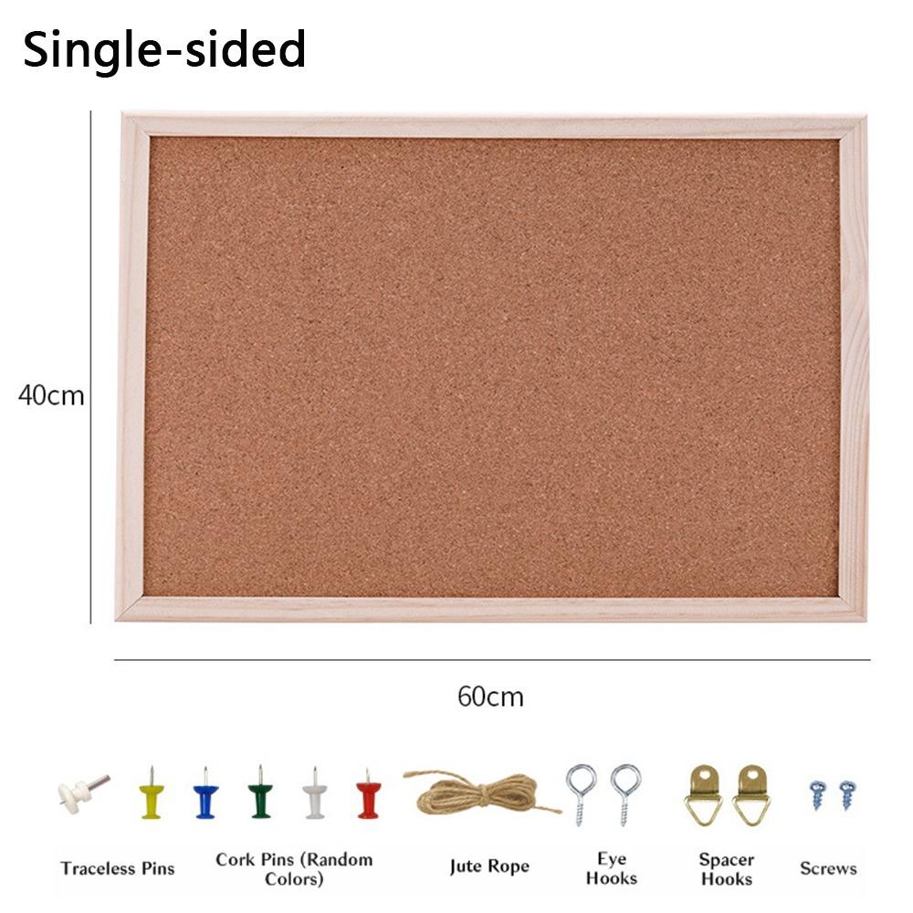 DIY Cork Board Wood Photo Background Pictures Wall Plate Letter Message Boards