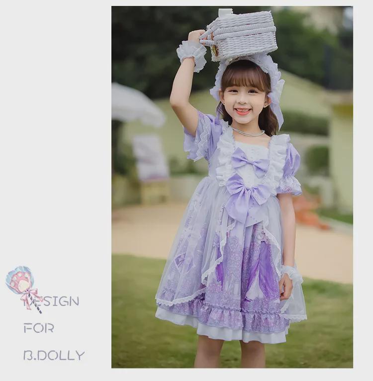 Летнее платье принцессы Лолиты для девочек