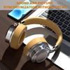 Беспроводные Bluetooth-совместимые стерео наушники-вкладыши с микрофоном, складные наушники для путешествий