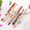 Back To School Season 20pcs 0.5mm Cartoon Creative Gulu Bear Pattern Retractable Neutral Pen, Quick Drying School Stationery Prizes for Rewarding