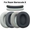 2Pcs Earpads Replacement Ear Cushion Headset Headset Earmuff New Ear Pads for Razer Barracuda X