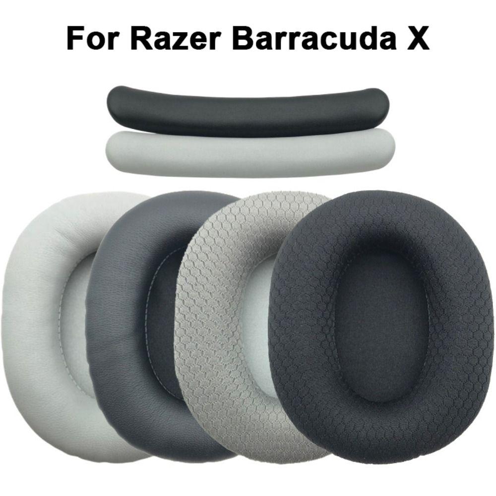 2Pcs Earpads Replacement Ear Cushion Headset Headset Earmuff New Ear Pads for Razer Barracuda X