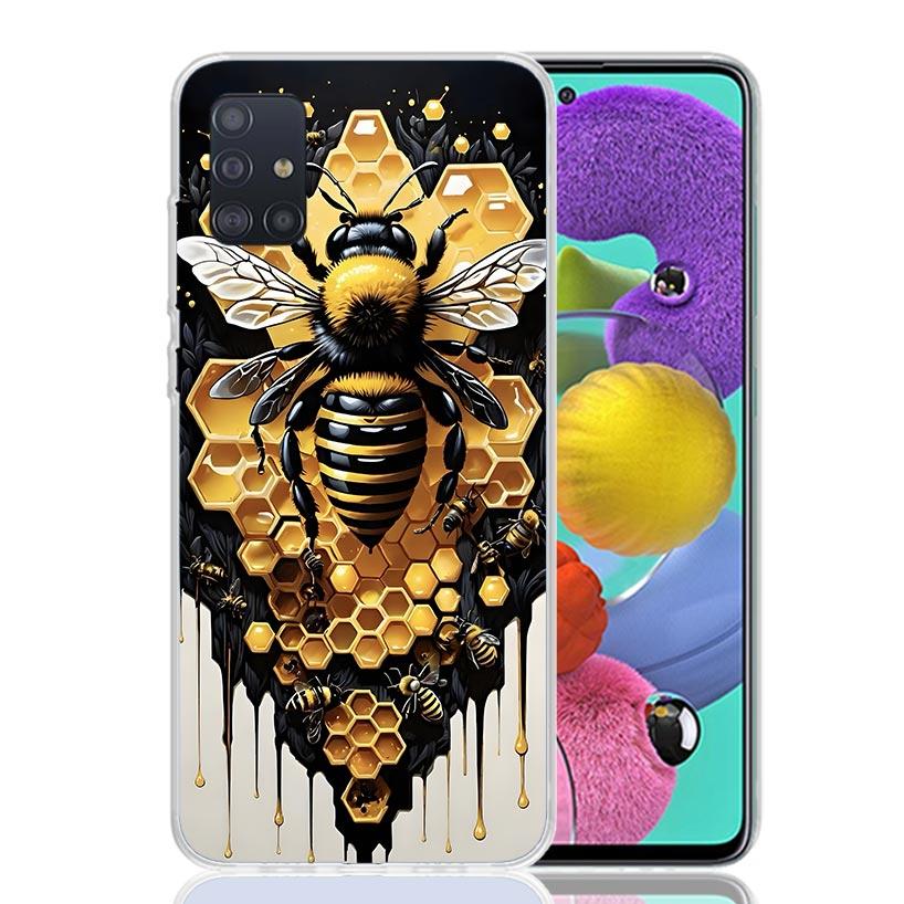 Bee Keeping Honey Animal Phone Case For Samsung Galaxy A52 A32 A22 A12 A02S A50S A30S A51 A31 AA71 Note 20 Ultra 10 S10 Plus Gal