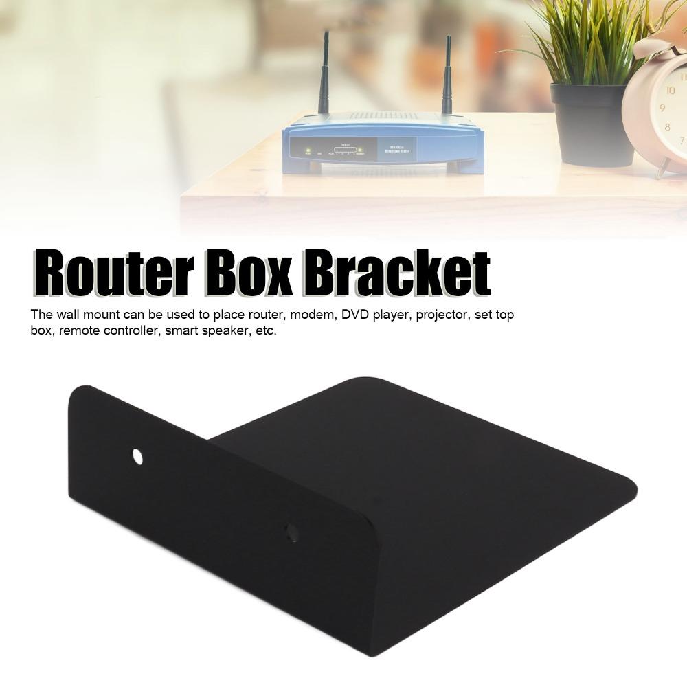 Universal Router Bracket Wall Mounted Hanging Bracket Equipment Stand TV Box Bracket  Living Room