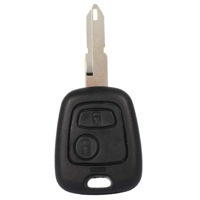 Peugeot 206 Бесключевой, Qiilu Заготовка ключа 2 кнопки Бесключевой корпус запасного ключа для Peugeot 206