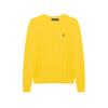 Polo SS23 Solid Color Logo Embroidered Cable Knit Sweater Women Sweater Yellow WMPOSWENC020616-700