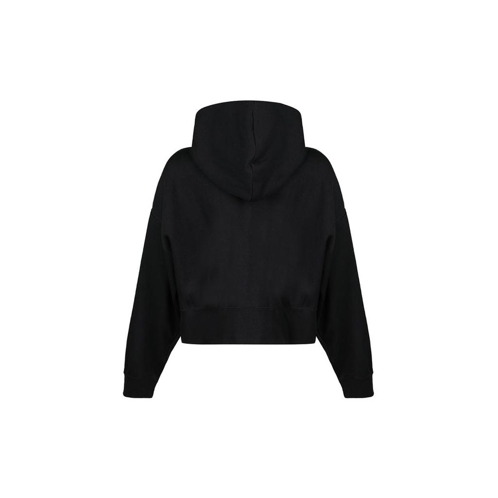 Nike Короткая флисовая куртка с капюшоном женские куртки черные CK1506-010