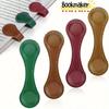 Magnetic Leather Bookmark, 1 Pc Colorful Leather Magnet Book Marks Page Markers Retro Magnet Bookmark Clips Reading Supplies Gift for Reading
