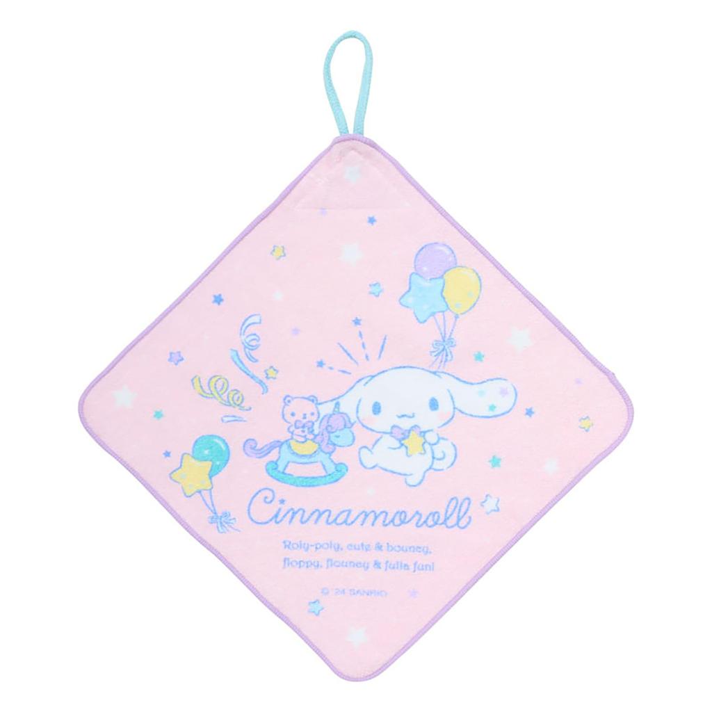 Sanrio Петля для полотенца Cinnamoroll Антибактериальное с именем для Номер продукта 249700 (САНРИО) Набор из 3 предметов, Дизайн, Лечение, Пространство, Детский сад/Детский сад,
