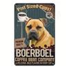 Металлическая табличка Такса, Собака Доберман, Ретро Искусство, Йоркширский терьер, Смешной плакат с питомцем, Кафе, Кухня, Дом, Настенное украшение, Табличка Гифка