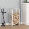 VidaXL Firewood Rack White 40x30x80 Cm, Fireplace Log Holder, Log Holder, Log Rack, 864226