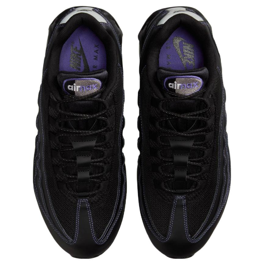 Nike Кроссовки мужские Air Max 95 OG Черный Персидский фиолетовый Волчий серый IB7936-001