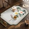 Vintage Leather Placemat PVC Absorbent Mat Insulated Table Bowl Mat Non-slip Drain Mat Kitchen Bar Water Cup Table Mat