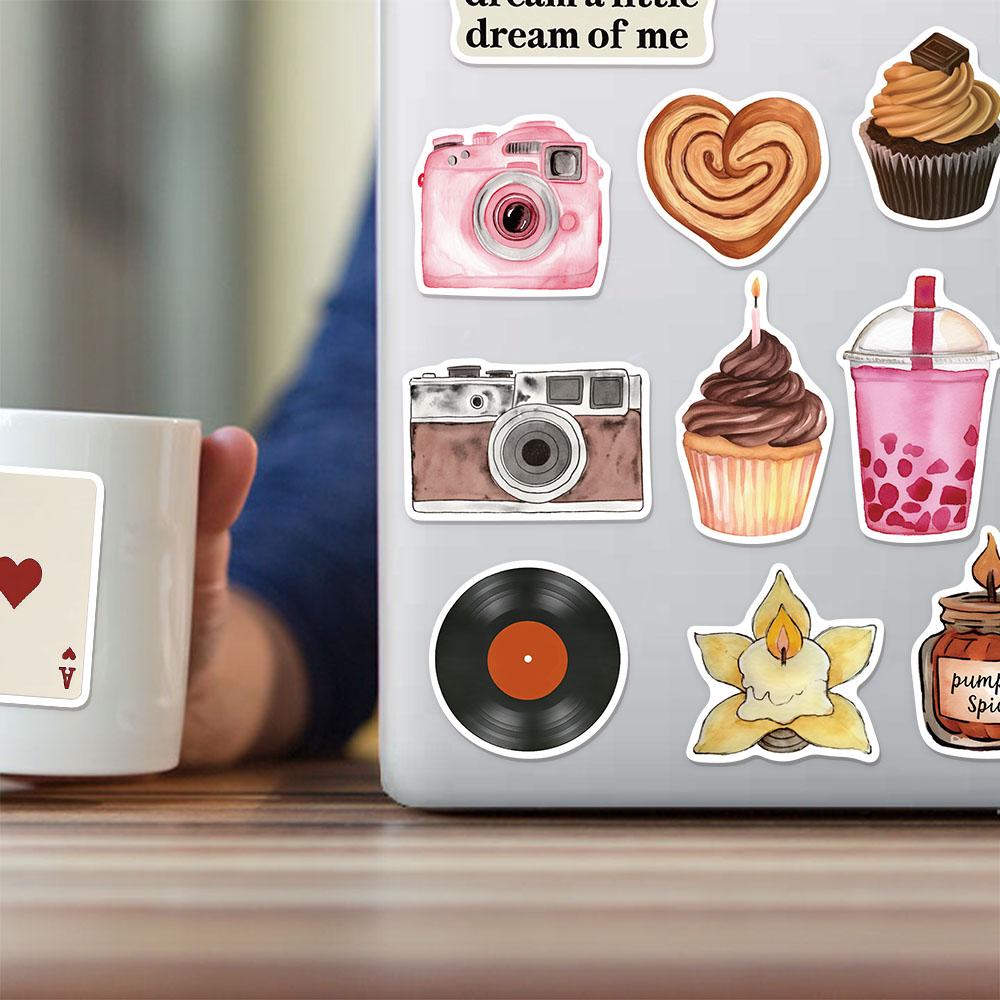 50 ШТ. Эстетичные Забавные Наклейки в Стиле Pinterest для DIY Багажа, Динамика, Стакана для Воды, Ноутбука, Водонепроницаемые Наклейки