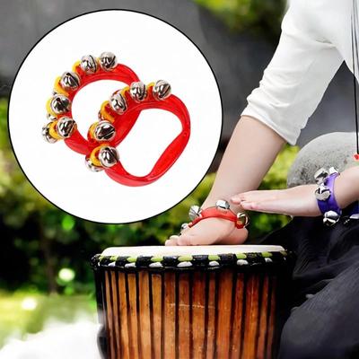 2 шт. Ручные тамбурины, колокольчики для детей и взрослых, шумовые устройства, тамбурин