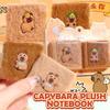 2 шт. Плюшевая капибара Книга Мини-книга для обмена Милая Книга с кармашками для фасоли Пара Портативный блокнот Ручка