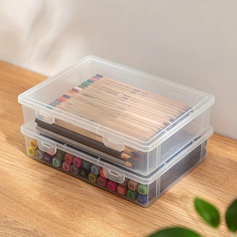 Large Capacity Pencil Case-Storage Box for Stationery Art Suppliesand Colored Pens Ideal for Christmas Gifts School and Home Use