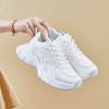 Платформенные кроссовки Dad Shoes Женские Четыре сезона Новые Универсальные Сетчатые Белые Кроссовки Модные Повседневные Инстаграм-стиль Тренд Женская обувь