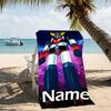 Customizable personalized beach towels UFO Robo Grendizer themed designs.Suitable for the beach, yoga, sports;ideal as beach accessories